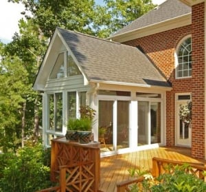 patio with porch