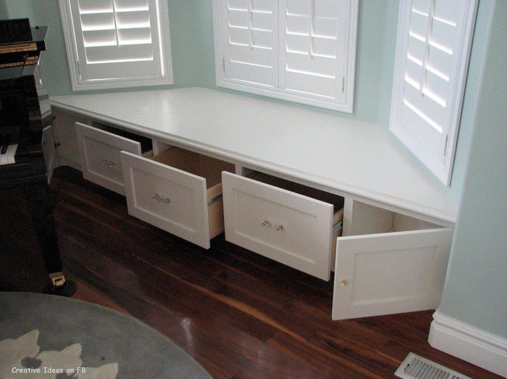 Storage In Bay Window North View Canada